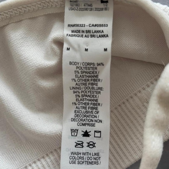 Nike Off-White Ribbed Top - Picture 4 of 4